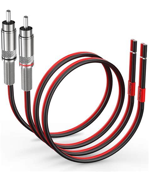 rca adapter for tv|adapter for speaker wire to rca plug.